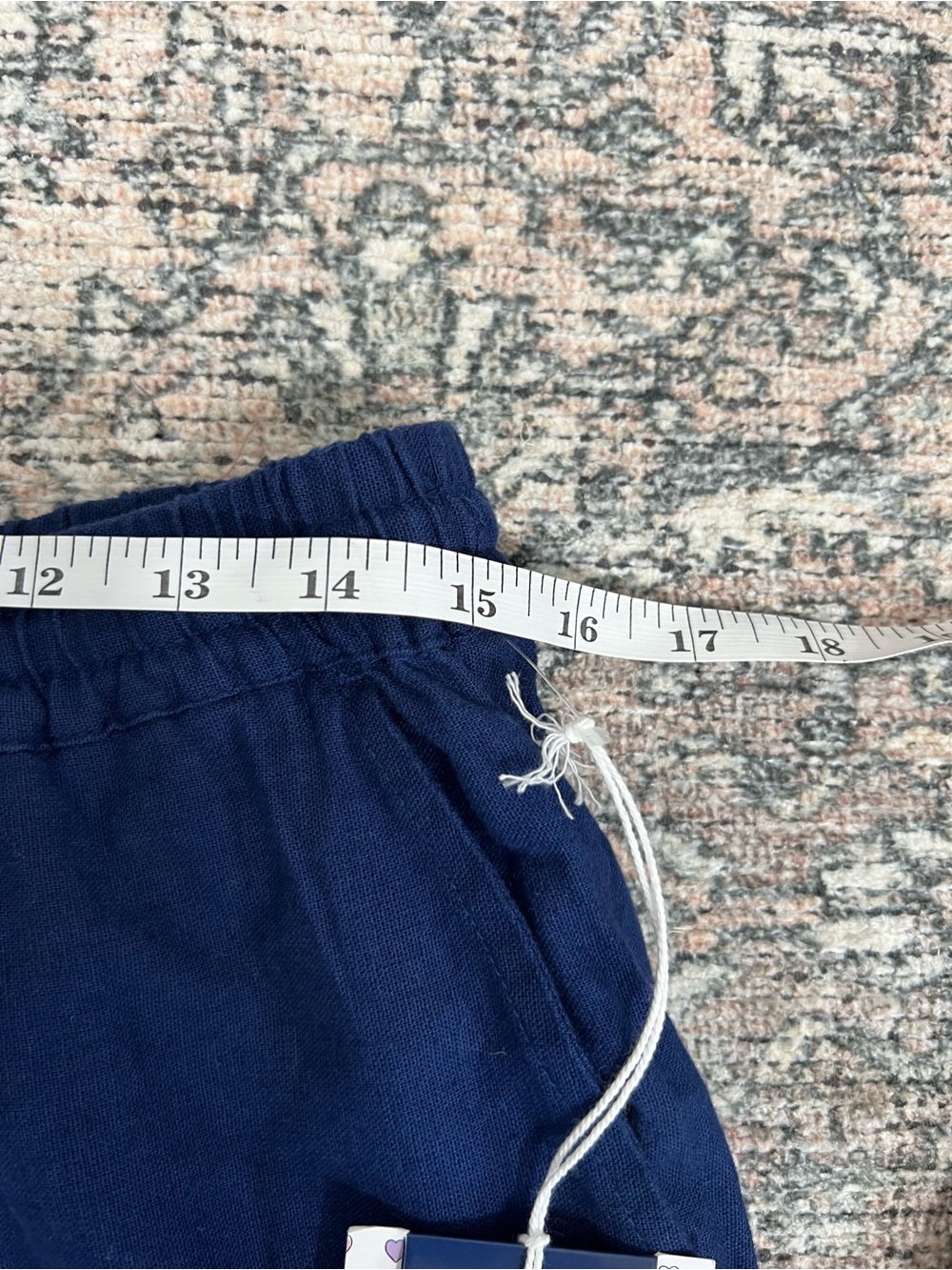 Roller Rabbit x Target Linen Blend Wide Leg Pants Womens Medium Scallop Hem NWT - Picture 14 of 16